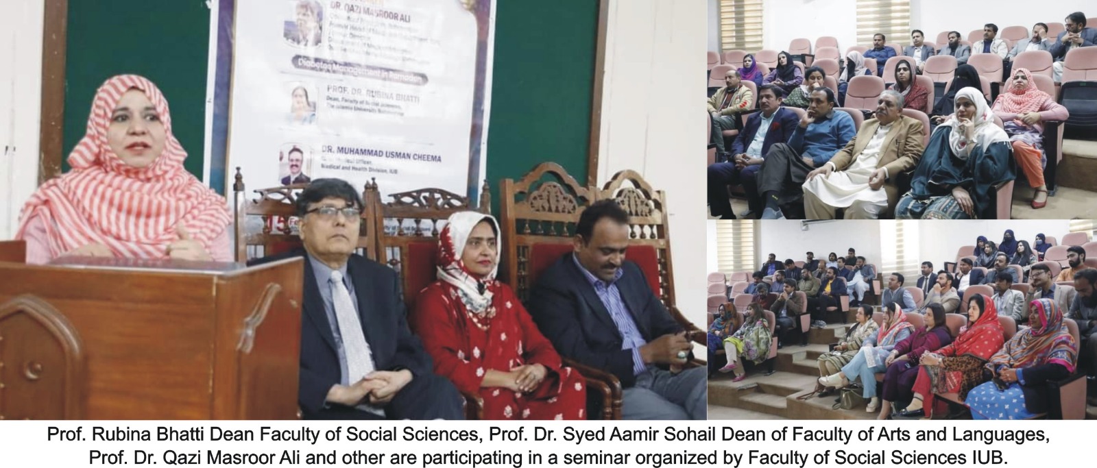 A one-day Diabetes Screening Camp and a seminar on Diabetes Management were organized at IUB