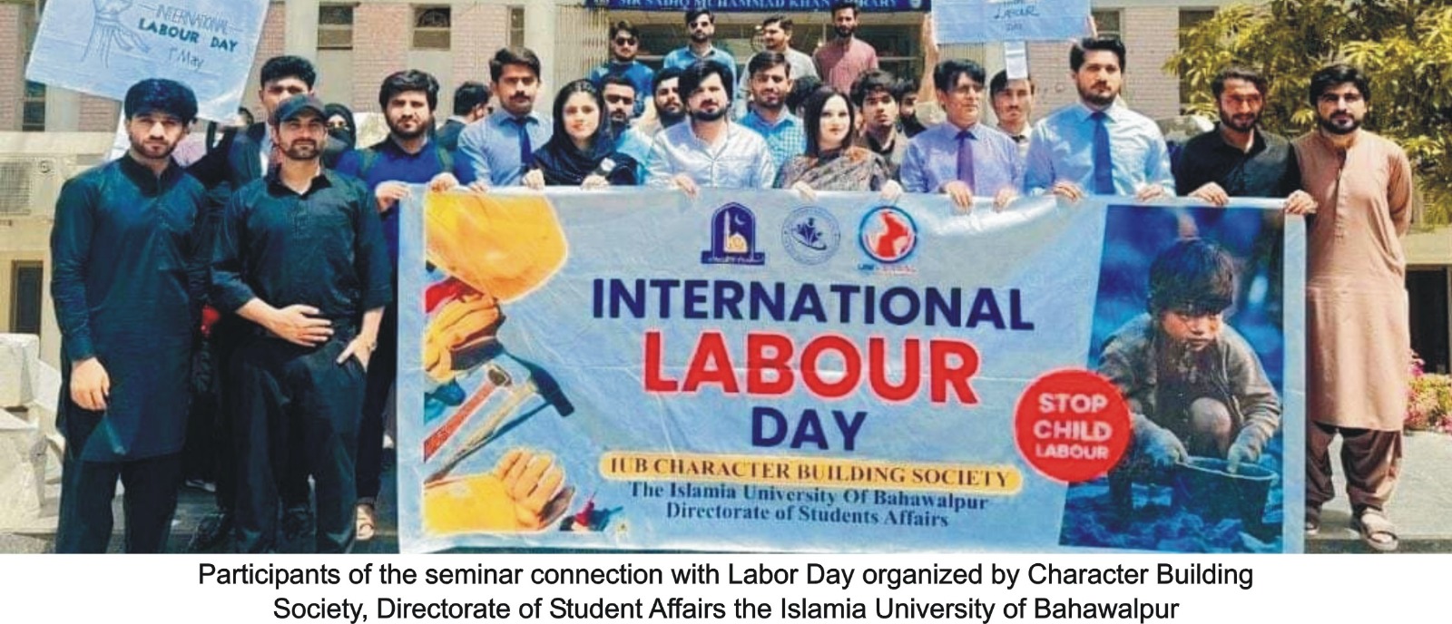 the Islamia University of Bahawalpur organized seminars and walks on the occasion of Labor Day