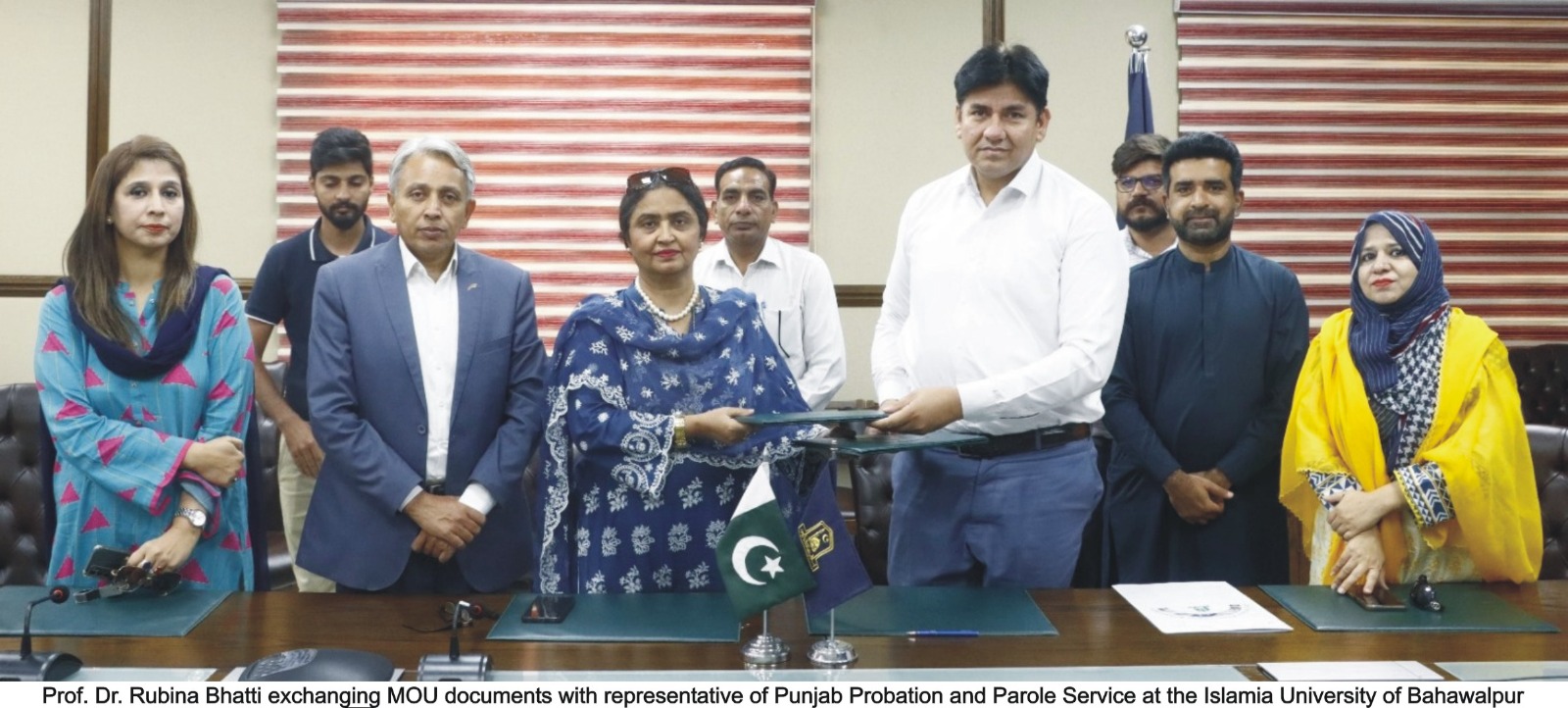 The Islamia University of Bahawalpur has signed LoC with Punjab Probation and Parole Service