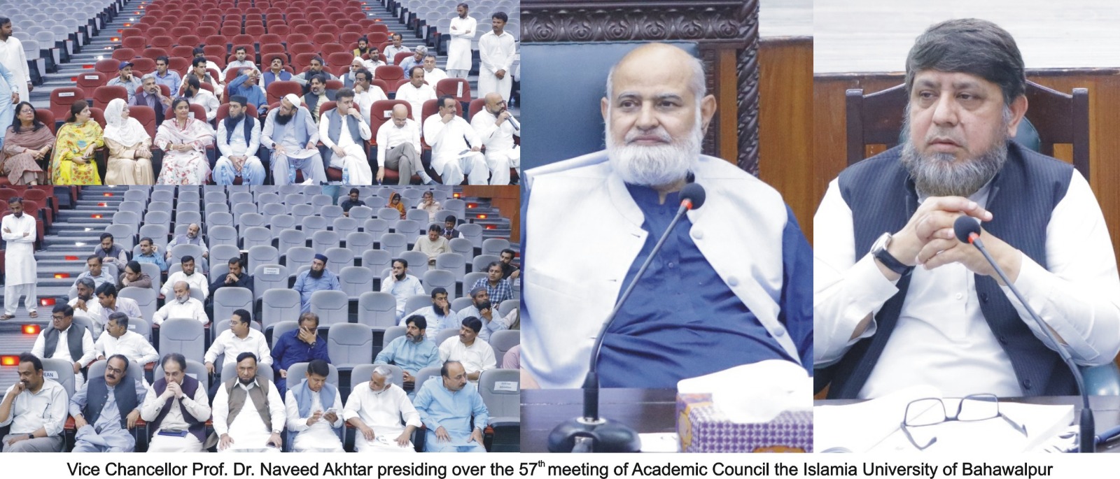 The 57th meeting of the Academic Council of the IUB was held under the chairmanship of VC Prof. Dr. Naveed Akhtar
