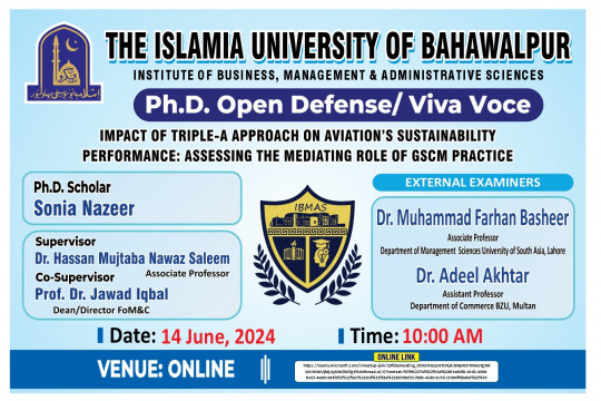 PhD open defense at the Institute of Business Management and Administrative Sciences, IUB