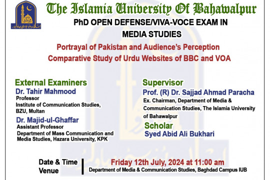 PhD open defense at the Department of Media & Communication Studies, IUB