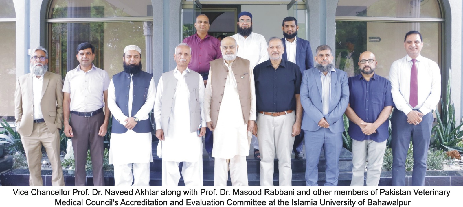 A delegation of Pakistan Veterinary Medical Council's Accreditation and Evaluation Committee visited the IUB
