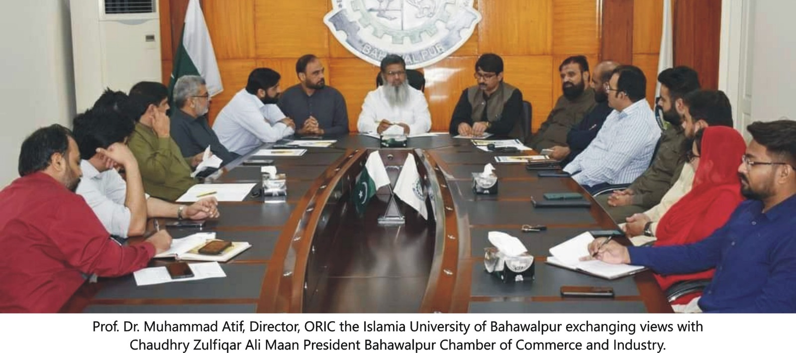 ORIC, IUB team visited the office of Bahawalpur Chamber of Commerce and Industry