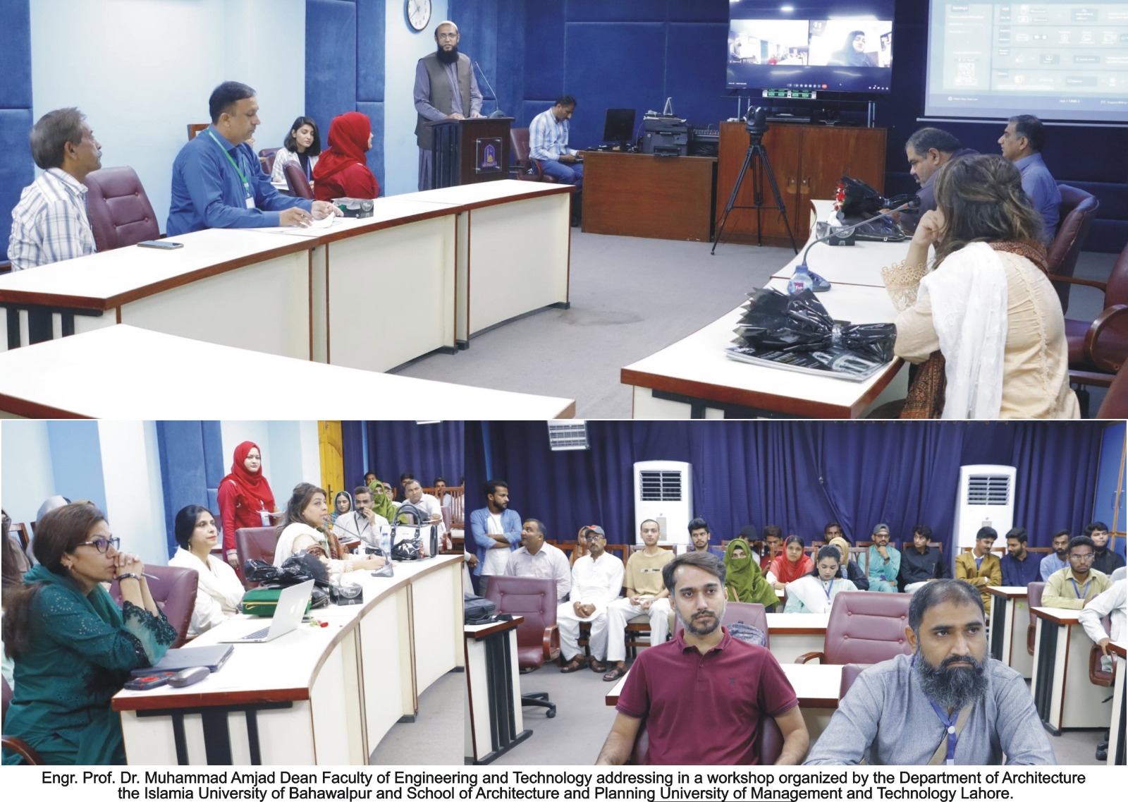 IUB and UMT Lahore organized a training workshop on the topic of digital documenting of built heritage