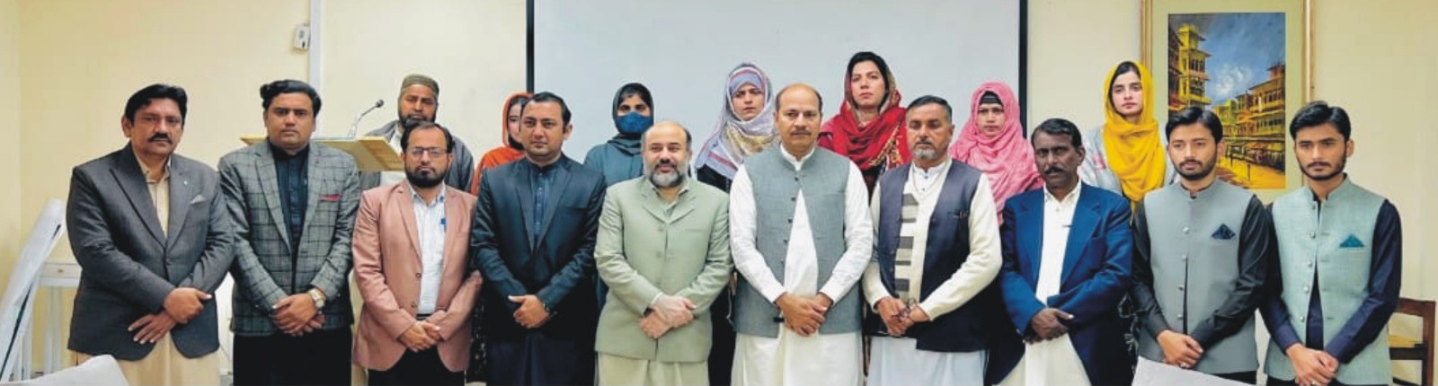 A seminar and walk were organized at the IUB Bahawalnagar Campus to commemorate Kashmir Solidarity Day 2025