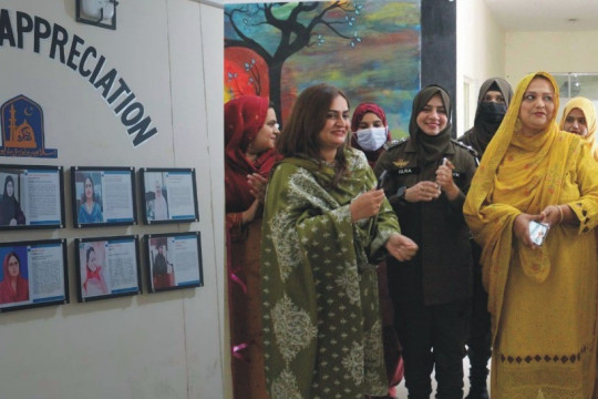 On the occasion of International Women’s Day 2025, IUB Rahim Yar Khan Campus inaugurated the Wall of appreciation