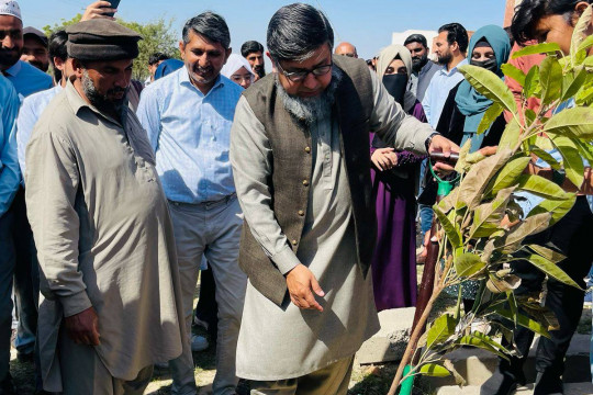 A spring tree plantation campaign was organized by the Faculty of Management Sciences and Commerce, IUB.