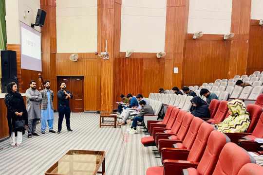 MS Nursing Entry test organized at Baghdad ul Jadeed Campus, the Islamia University of Bahawalpur