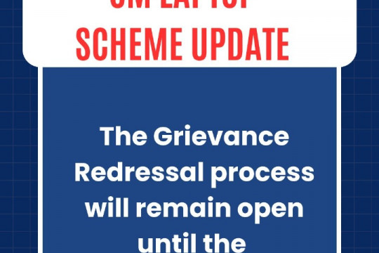 CM Laptop Scheme Updated : Extended Application Deadline until April 4, 2025