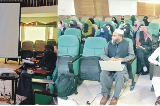 A workshop was arranged for MPhil students by the Livestock Management Department and the Statistics Department.