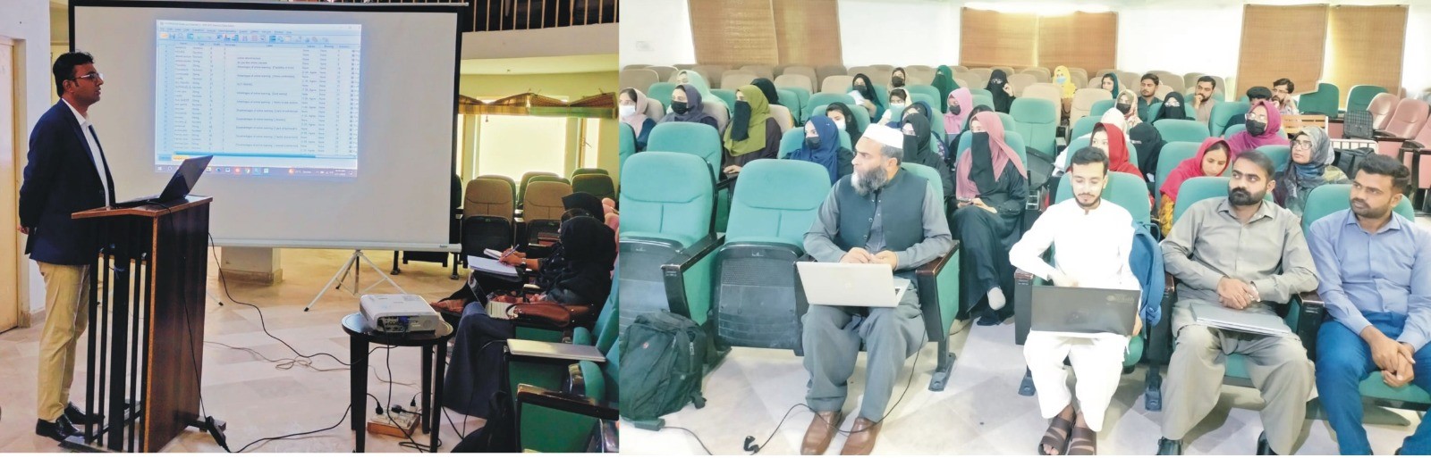 A workshop was arranged for MPhil students by the Livestock Management Department and the Statistics Department.