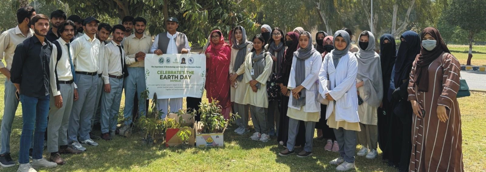 World Earth Day 2025 Celebrated with Plantation Drive at the Islamia University Bahawalpur
