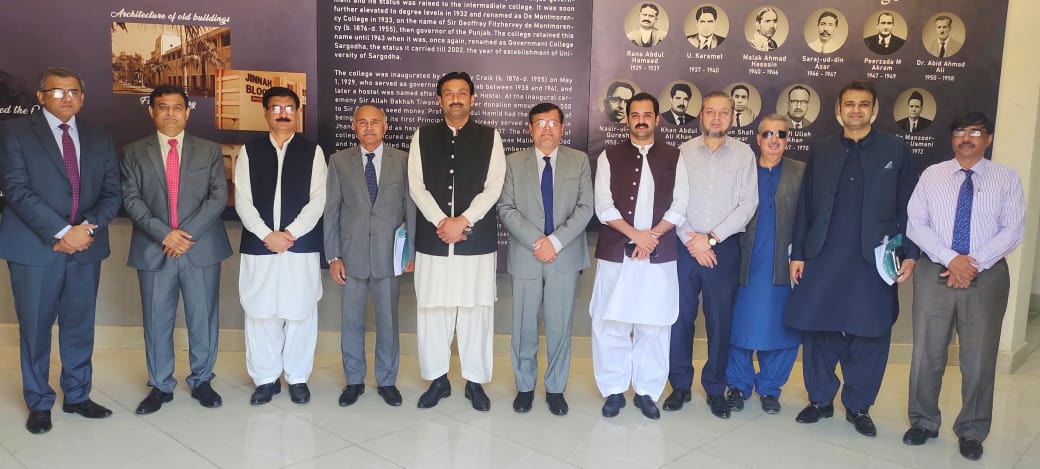 Vice Chancellor Prof. Dr. Muhammad Kamran visited the University of Sargodha.