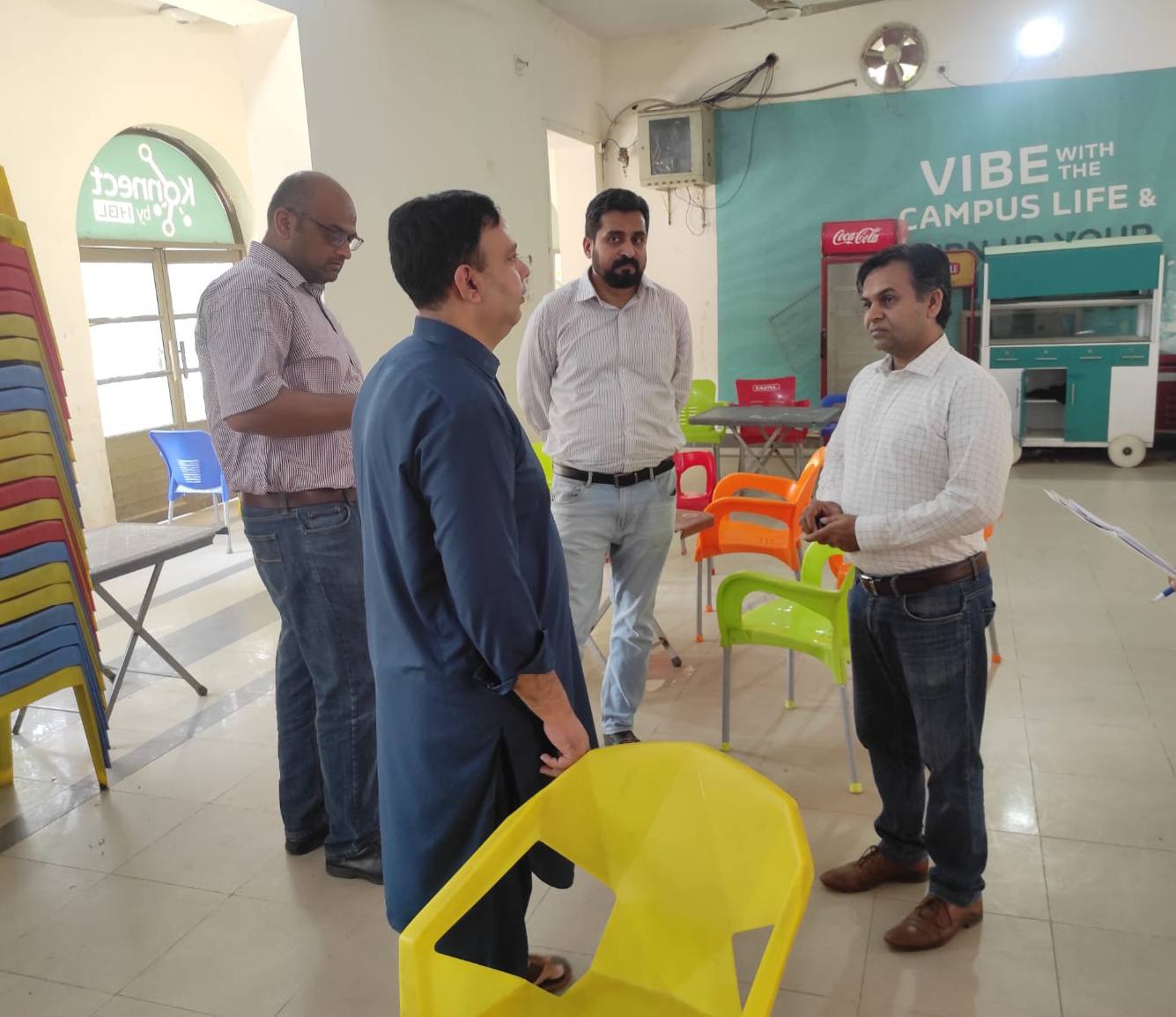 The IUB Mess and Canteen Committee inspected the facilities of the University Canteen and Hostel Mess.