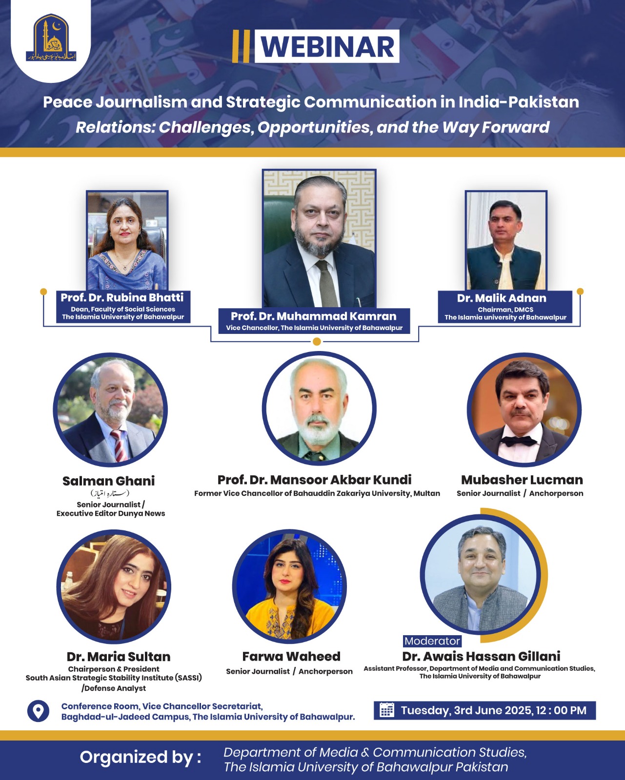 Join us for an upcoming insightful webinar hosted by the Department of Media & Communication Studies on June 3, 2025.