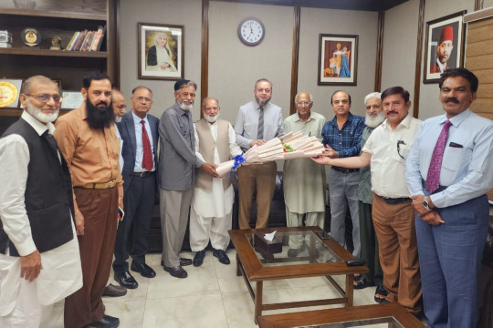 IUB Veterans called on Worthy Vice Chancellor Prof. Dr. Muhammad Kamran.