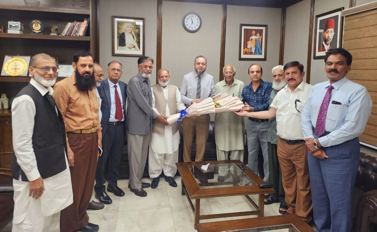 IUB Veterans called on Worthy Vice Chancellor Prof. Dr. Muhammad Kamran.