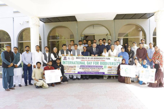 International Biodiversity Day 2025 was celebrated at the Islamia University of Bahawalpur.