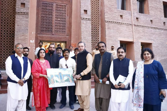VC Prof. Dr. Muhammad Kamran inaugurated the Degree Show 2025 at the University College of Art and Design, IUB.