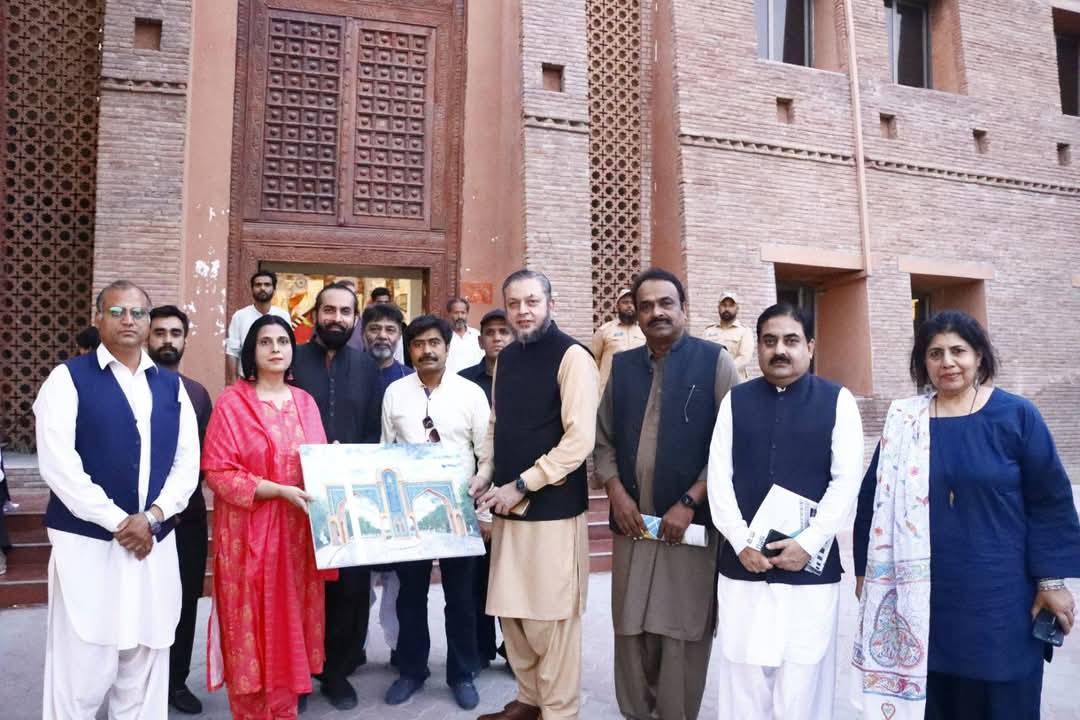 VC Prof. Dr. Muhammad Kamran inaugurated the Degree Show 2025 at the University College of Art and Design, IUB.