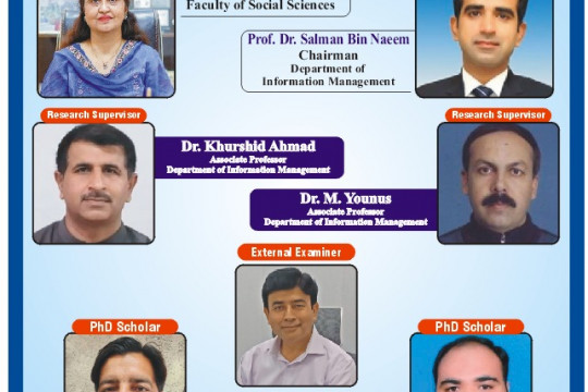 The open defense of two PhD scholars from the Department of Information Management will held on June 19, 2025.