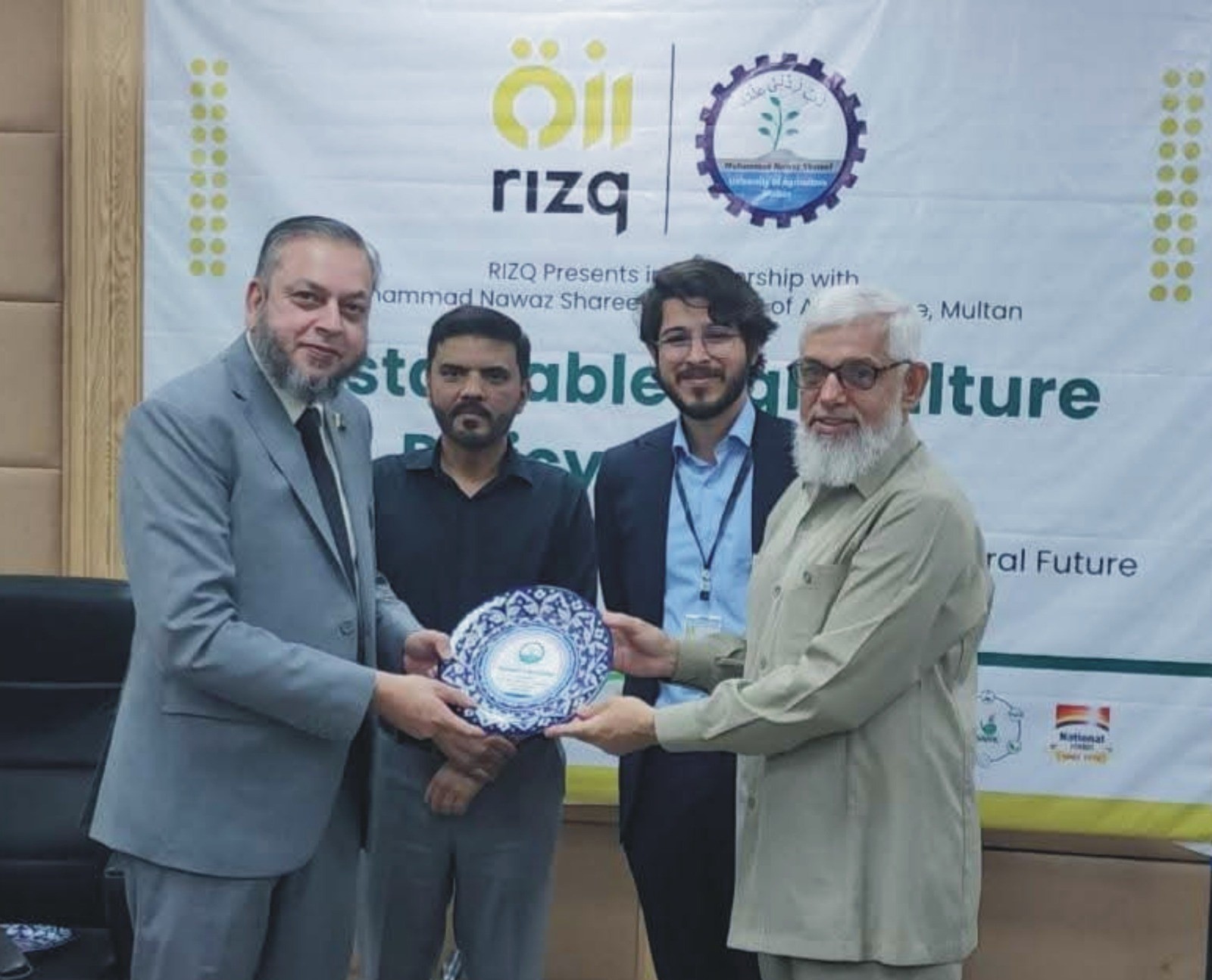 Vice Chancellor Prof. Dr. Muhammad Kamran attended the sustainable agriculture policy dialogue held at Multan.