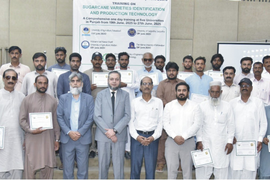 One-day training workshop was organized by the Sugarcane Research and Development Board at the IUB