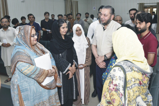 Vice Chancellor Prof. Dr. Muhammad Kamran visited the IUB Admission Fall 2025 Centers at Abbasia Campus.