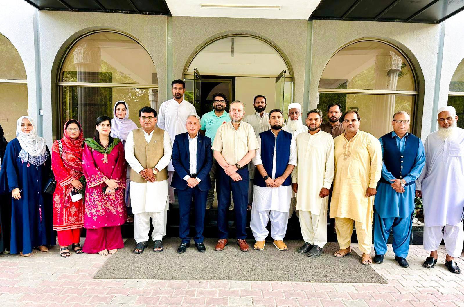 A detailed presentation was given to VC Prof. Dr. Muhammad Kamran by the Directorate of Advanced Studies and Research.