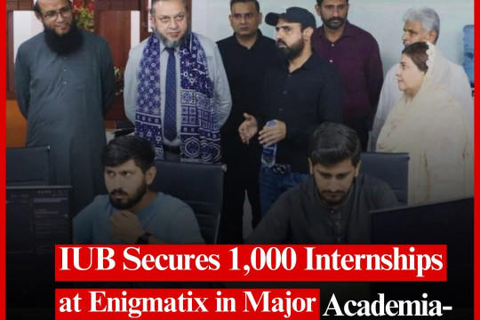 IUB Secures 1000 Internships at Enigmatix in Major Academia-Industry Breakthrough