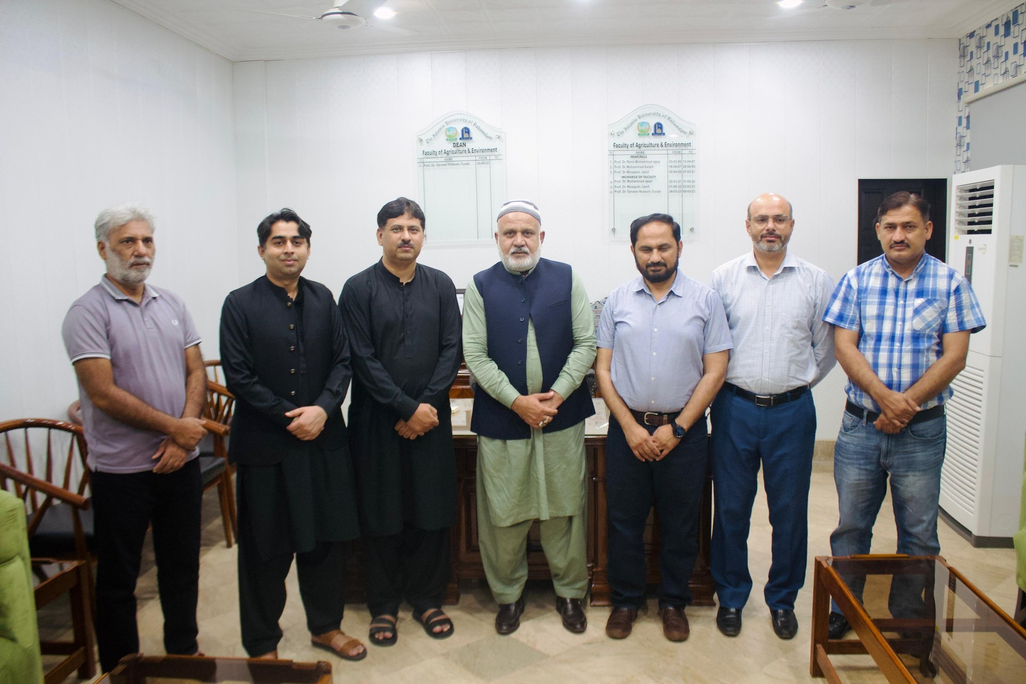 A delegation from Fauji Fertilizer Company (FFC) visited the Islamia University of Bahawalpur.