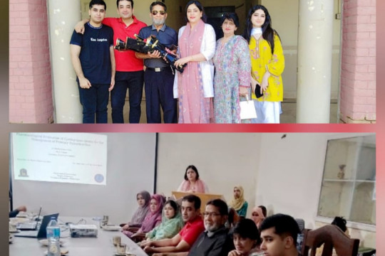 The public defence of PhD. Scholar Dr. Sheikh Safeena Sidiq was successfully held