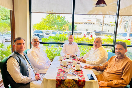 Vice Chancellor Prof. Dr. Muhammad Kamran met with Shaukat Ashfaq, Group Joint Editor of Daily Pakistan.