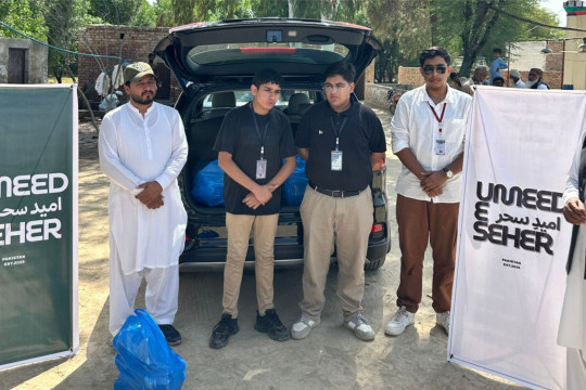 Working Together for Humanity: Umeed e Sahar and IUB Flood Relief Operations