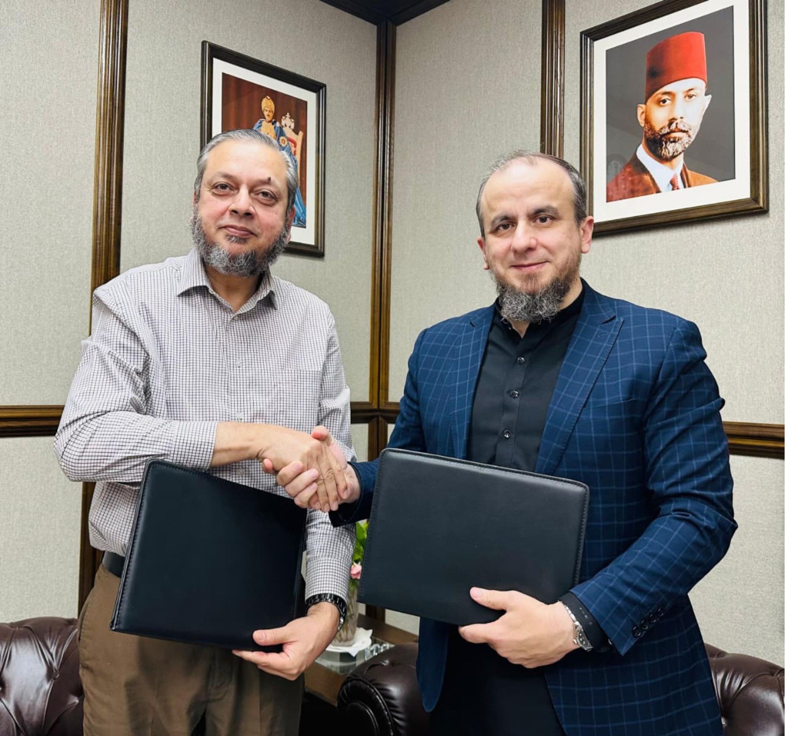 A Memorandum of Understanding was signed between the Islamia University of Bahawalpur and the Qarshi Foundation.