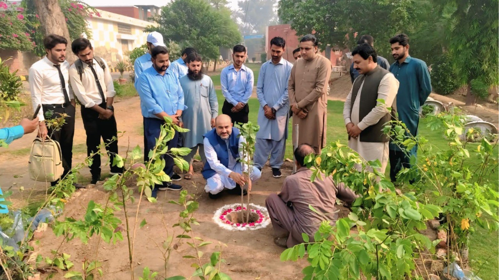 Plantation drive organized at the Islamia University of Bahawalpur, Bahawalnagar Campus.