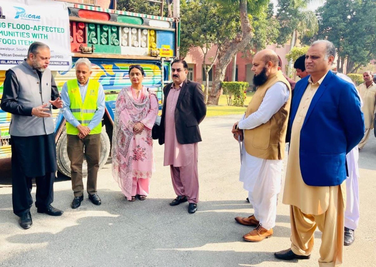 IUB Flood Relief Cell delivered relief materials to more than 300 flood-affected families in Tehsil Ahmadpur Sharqia.