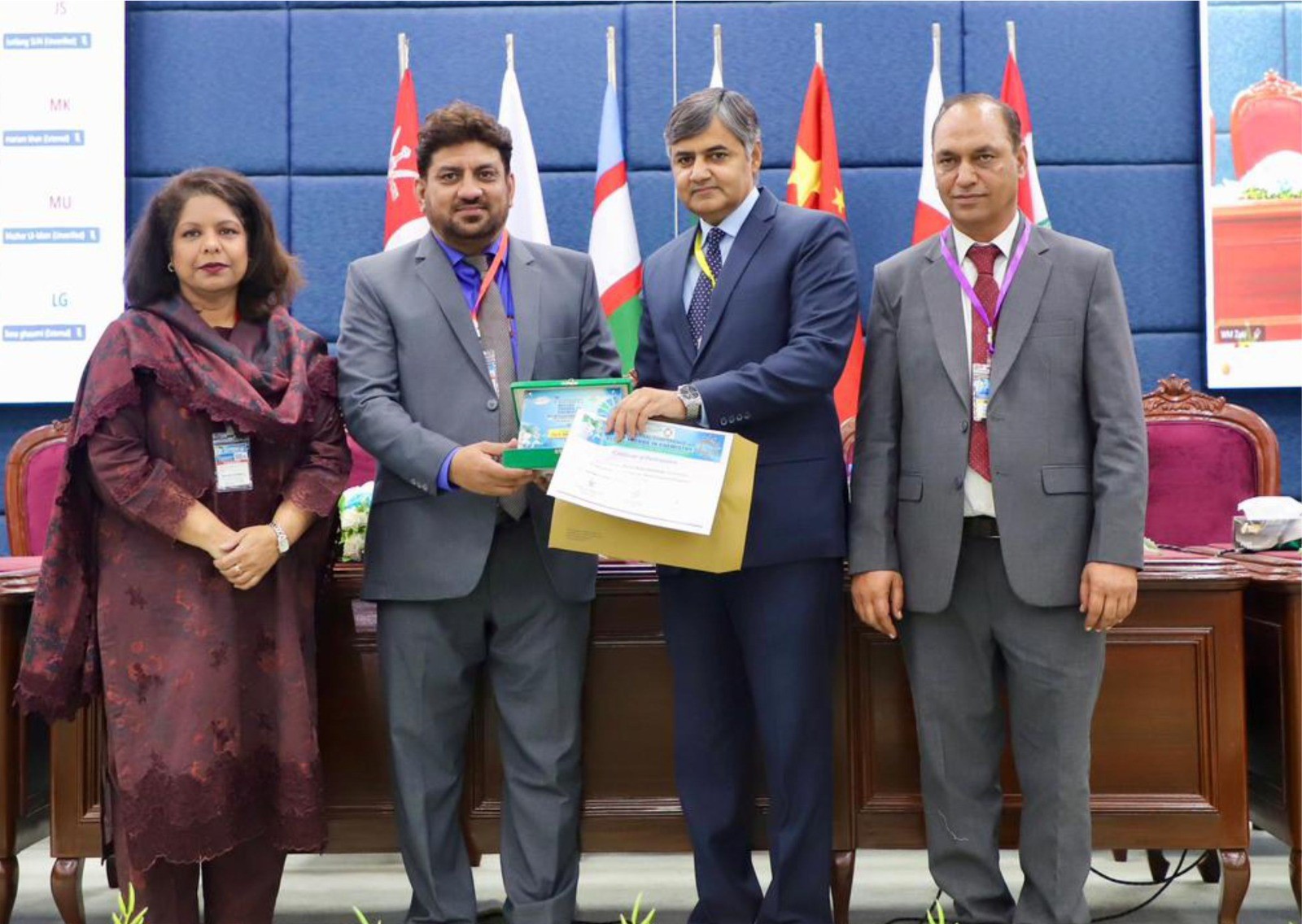 Prof. Dr. Muhammad Arshad from IUB participated in the International Conference on Chemistry held at Islamabad.