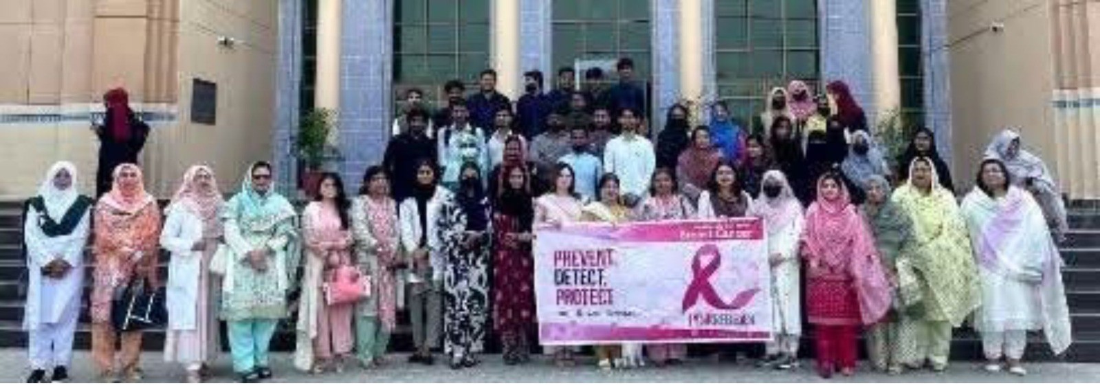Pink Ribbon Youth Awareness Seminar 2025 organized at the Islamia University of Bahawalpur