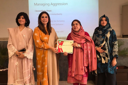 Army Public School in Bahawalpur hosted an awareness session led by IUB Prof. Dr. Samar Fahd.