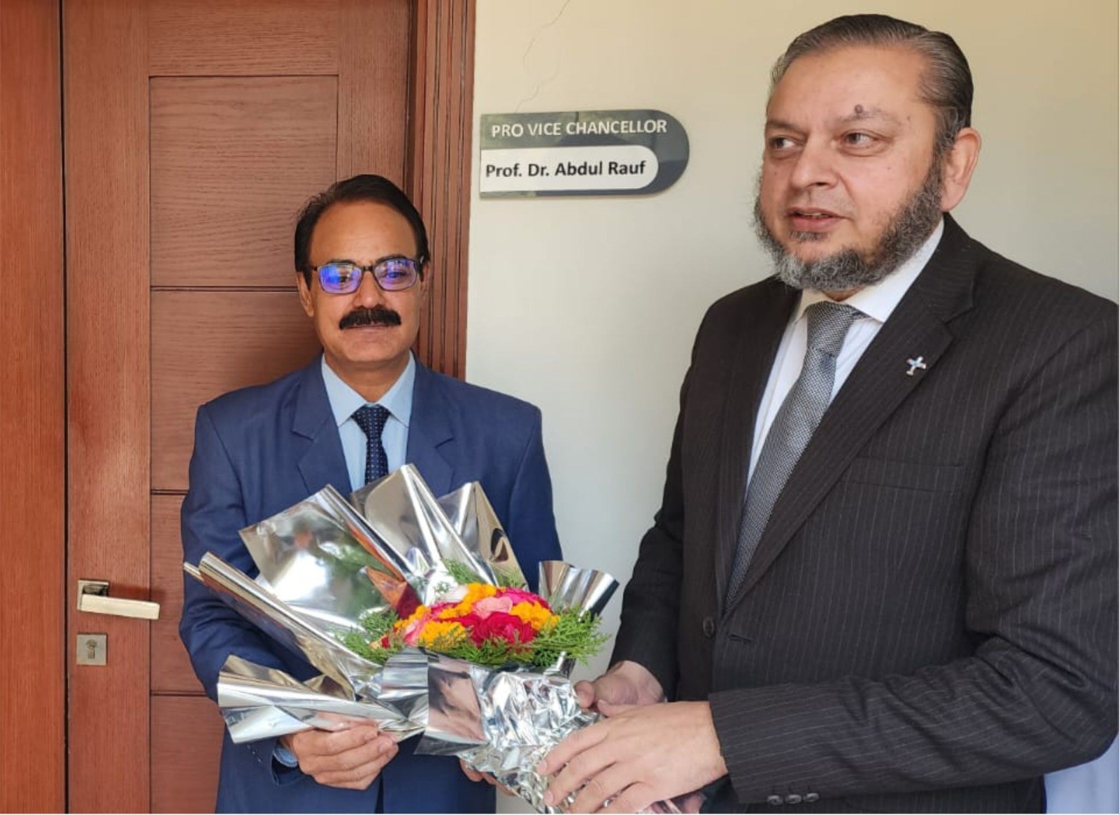 Pro Vice Chancellor Prof. Dr. Abdul Rauf formally assumed his new responsibilities