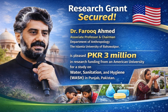 IUB's proud moment: American University honors Dr. Farooq Ahmed with a prestigious research award.