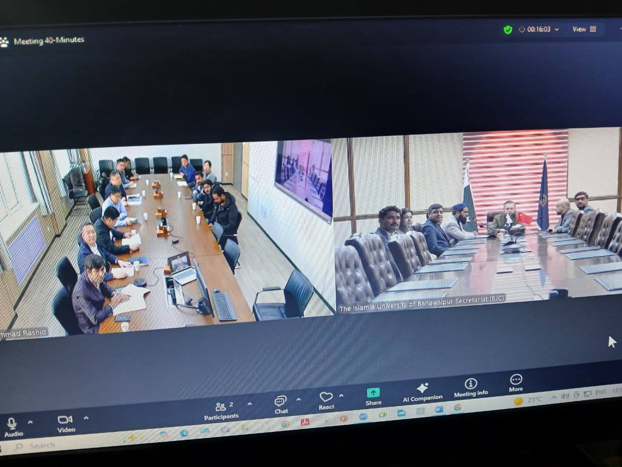 A Letter of Agreement between IUB and the Chinese Academy of Agricultural Sciences (CAAS), China, has been signed.