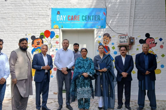 Vice Chancellor Prof. Dr. Muhammad Kamran visited and reviewed the Day Care Center at Abbasia Campus
