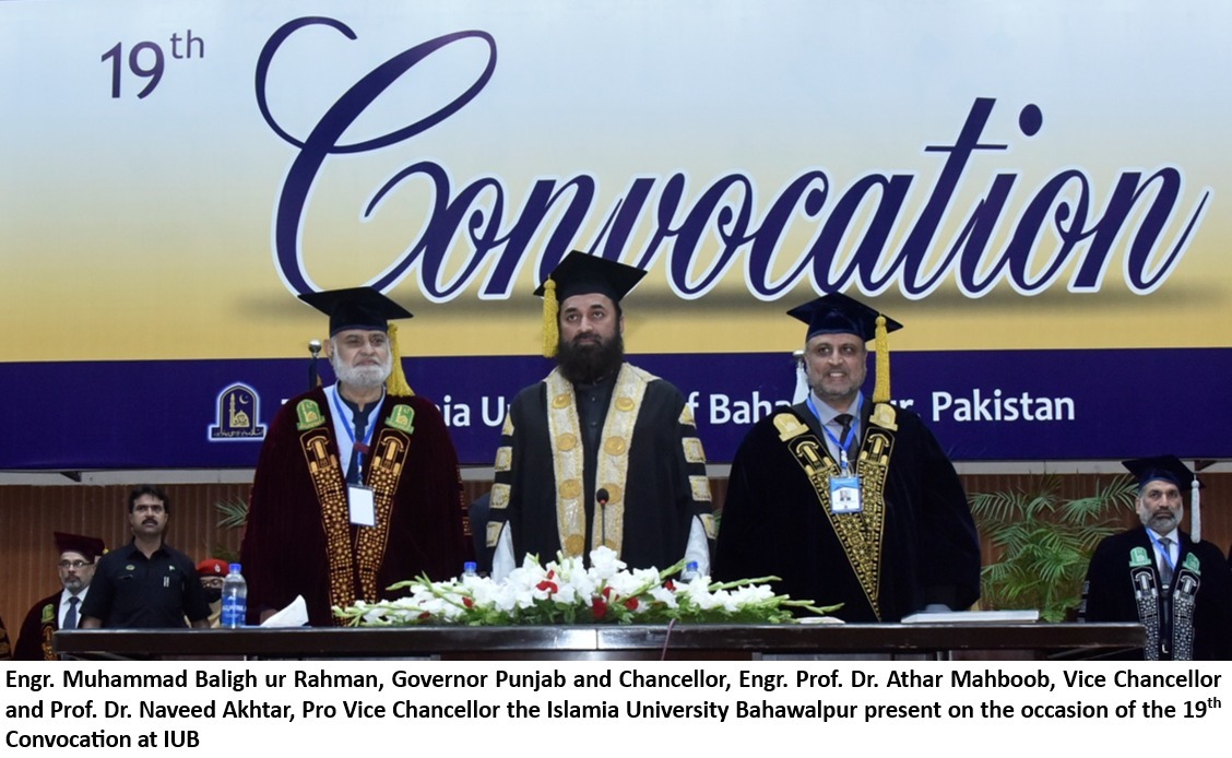 19th Convocation 2023 was Conducted at the Islamia University of Bahawalpur