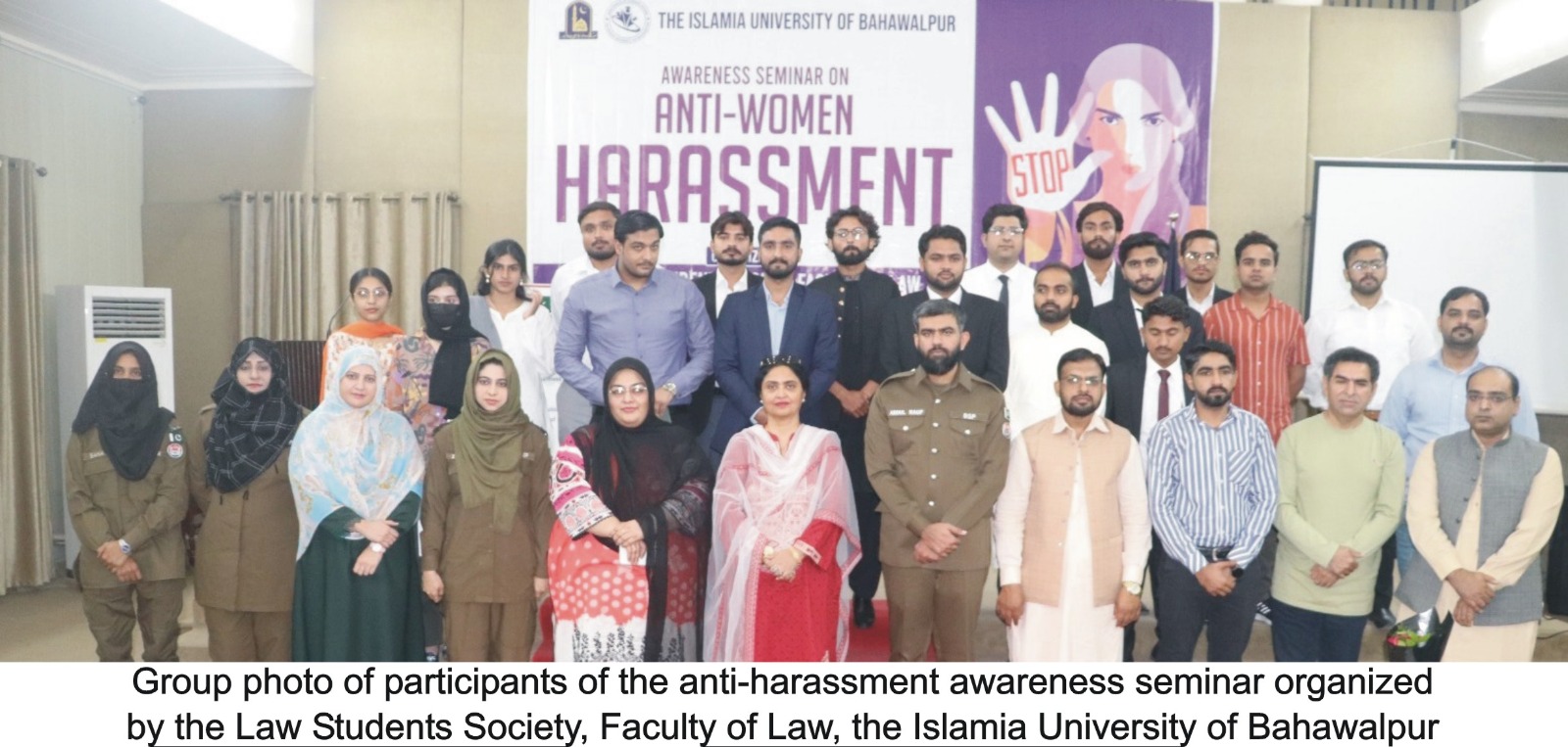 Anti-harassment awareness seminar organized by the Islamia University of Bahawalpur