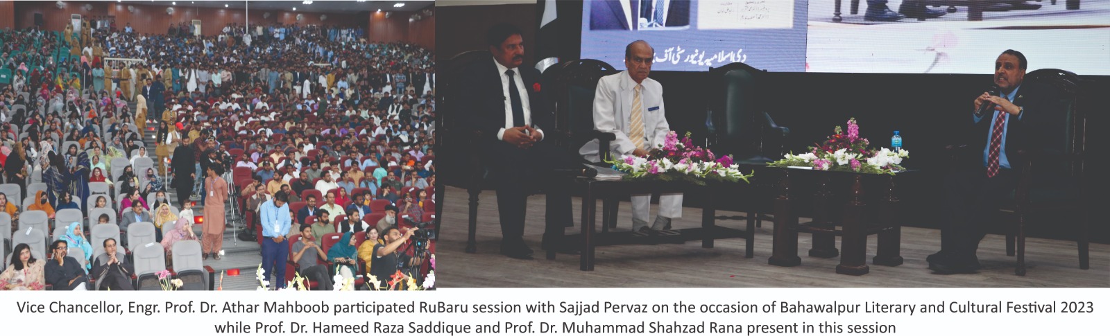 On the third day of BLCF 2023, book launch, film screening, Rubaru, media conclave and Grand Mehfil-e-Mushaira were organized