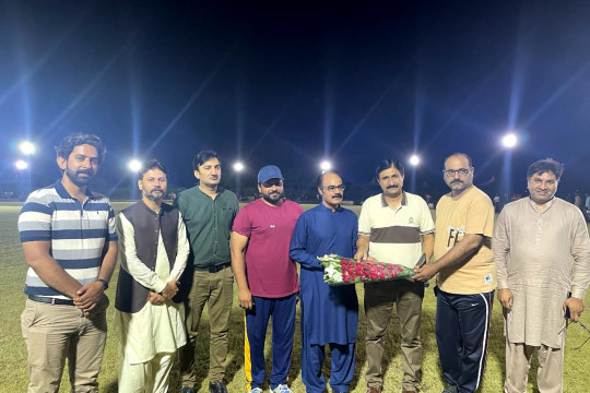 Opening Ceremony of First Departmental Premier League held at Baghdad-ul-Jadeed Campus