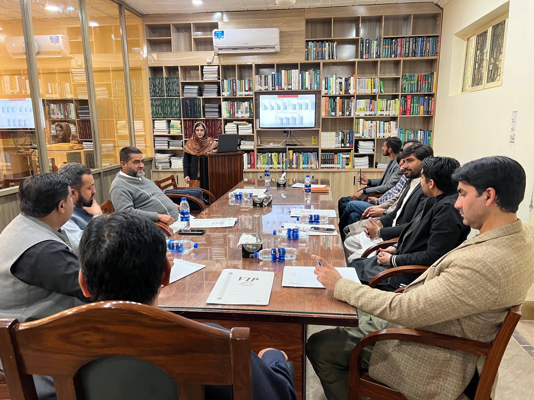 Dr. Sana Noreen has successfully defended her PhD Soil Science thesis seminar/defense at University level